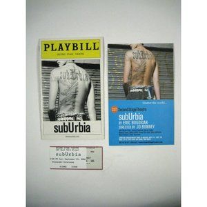 Suburbia Playbill 2006 Second Stage Theatre Ticket Kieran Culkin Michael Esper